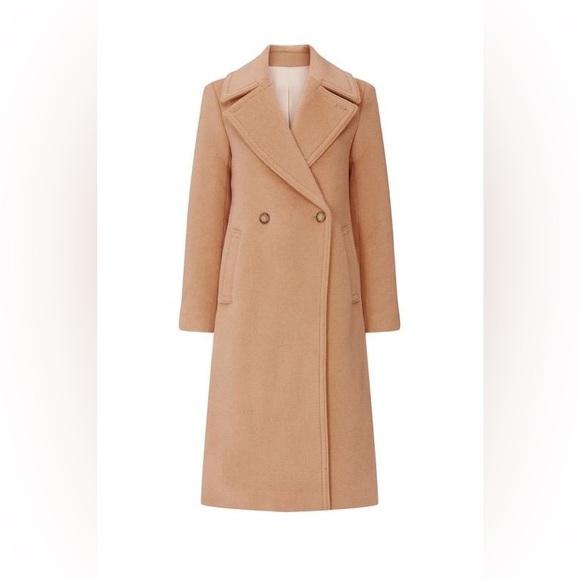 Club Monaco Daylina Wool Coat Camel/Tan (size XS) - Picture 1 of 6